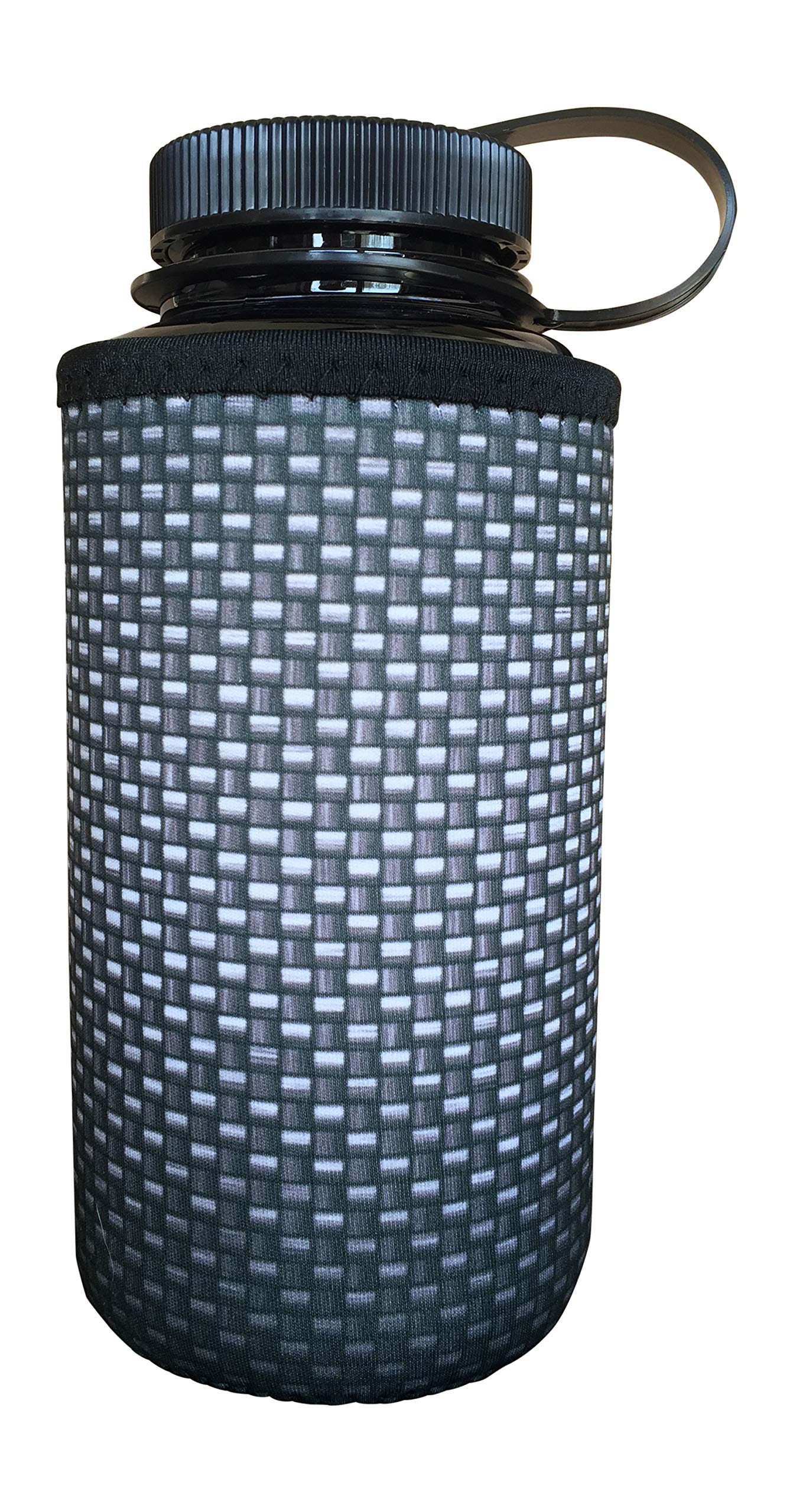 Koverz XL Neoprene 32-40 oz Water Bottle Insulator Cooler Coolie - Carbon Fibre