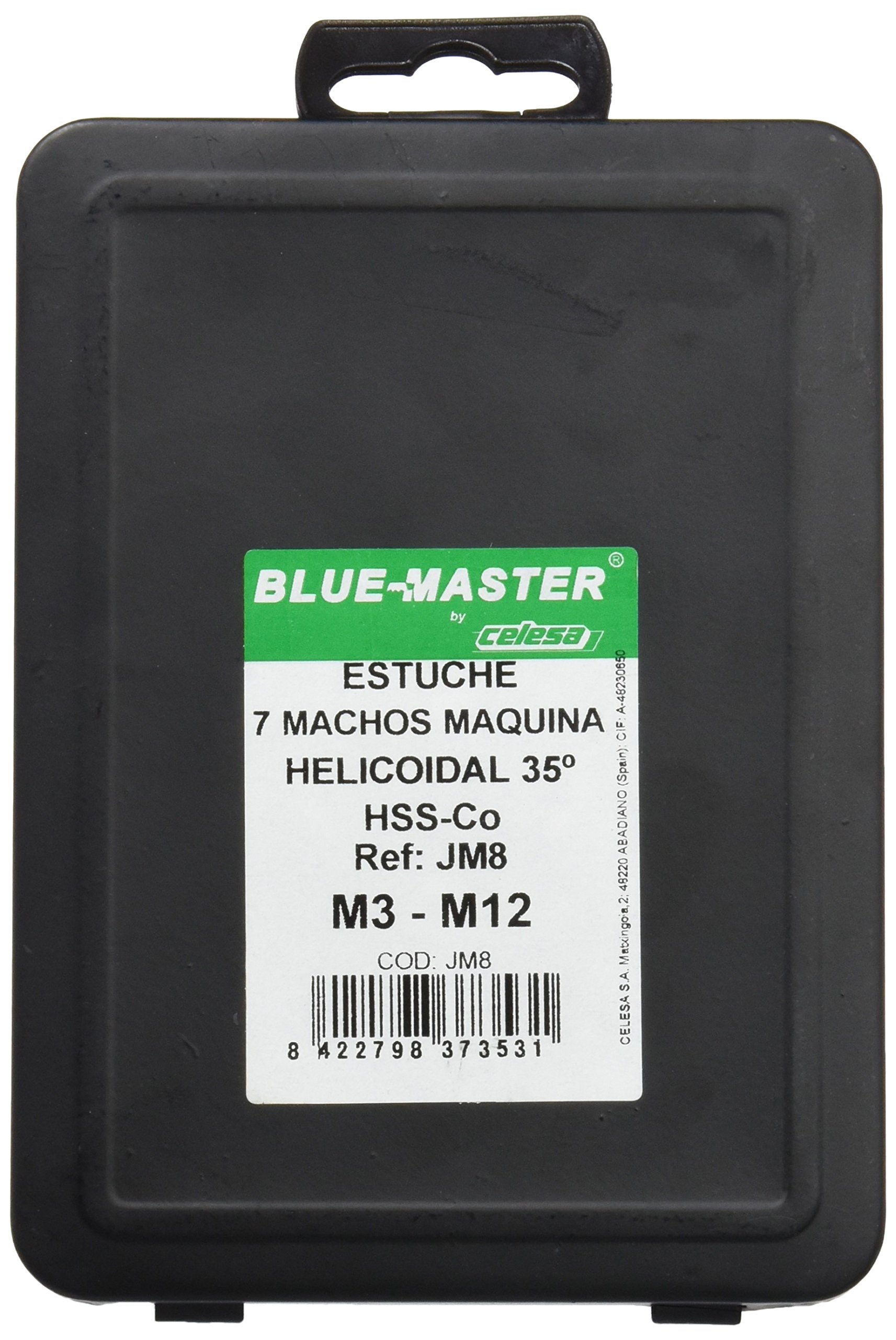 blue-master JM8 Pencil Case – 7 Male Machine Auger Bit M3-M12)