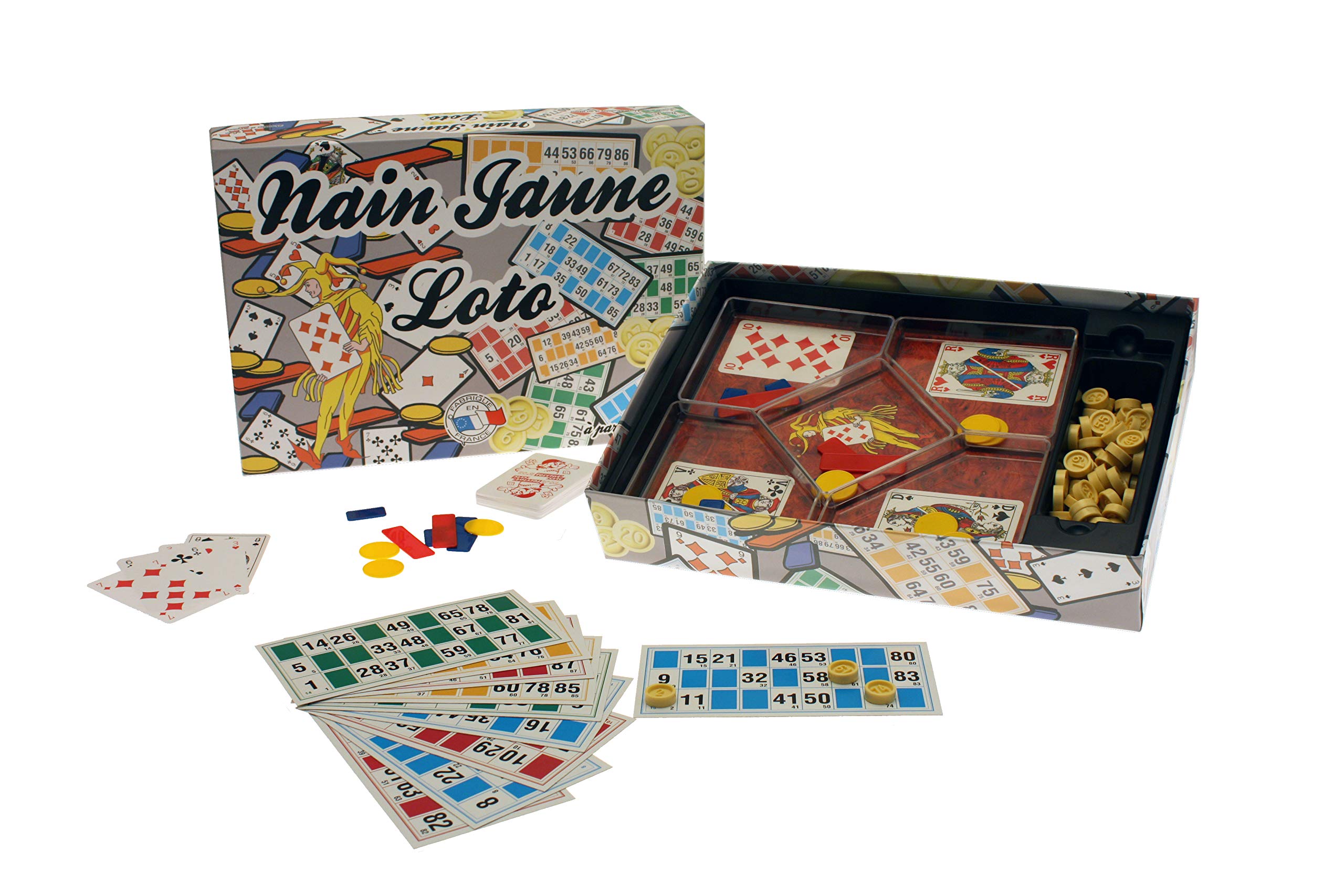 Ferriot Jack – 1250 – Set Gnome, Loto cards – Yellow/Black