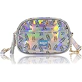 Fast Forward Bluey Purse Crossbody Handbag for Women | Bluey Metallic Vinyl Women's Shoulder Handbag | Bluey Accessories for Girls