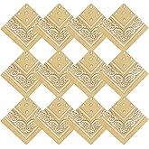 Pistha Bandanas for Women Men Cowboy Bandana Handkerchief Headband Face Mask Bulk for Party Costume