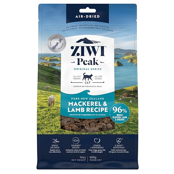 ZIWI PEAK AIR-DRIED CAT FOOD – MACKEREL &...