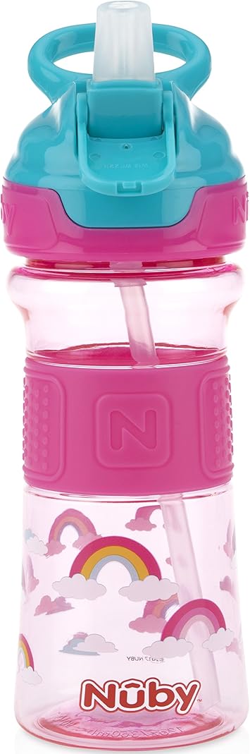 nuby push button flip it