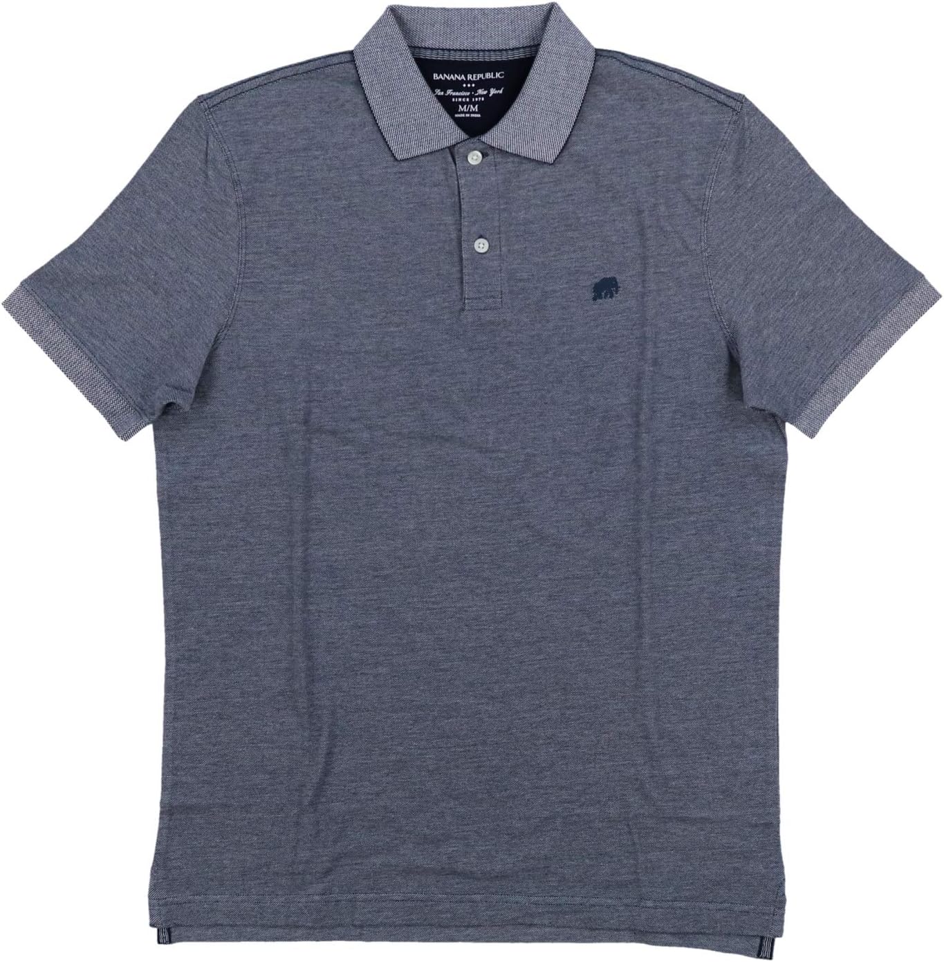 Banana Republic Pique Elephant Logo Polo Shirt