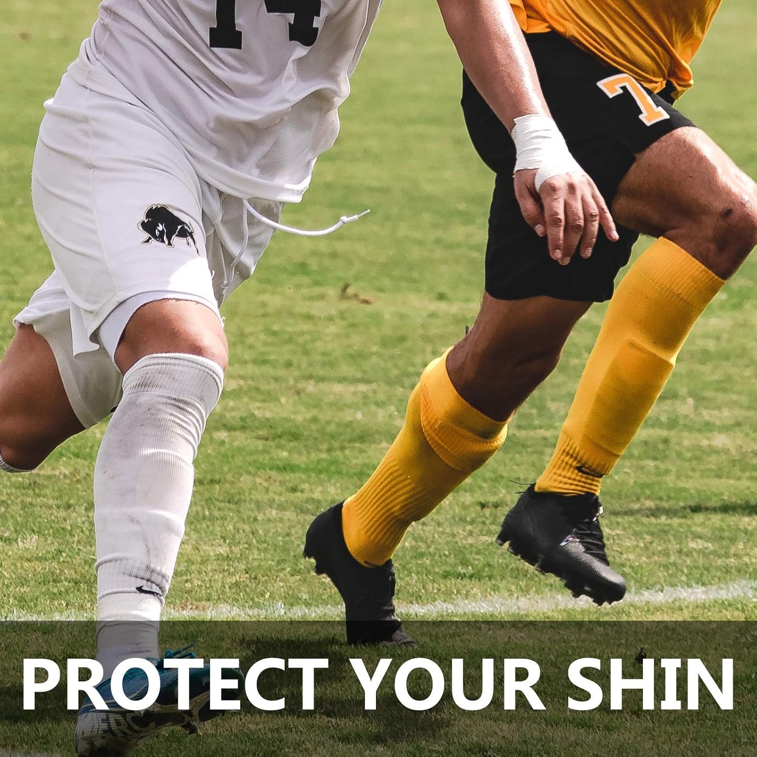 VARWANEO Carbon Fiber Soccer Shin Guards, with Large Cushioned, for Kid, Youth, Adult, Men, Slim, Superlight, Genuine Carbon, Baseball, Football, Kickboxing, Thai, MMA, Protection Shocks Injuries : Sports & Outdoors