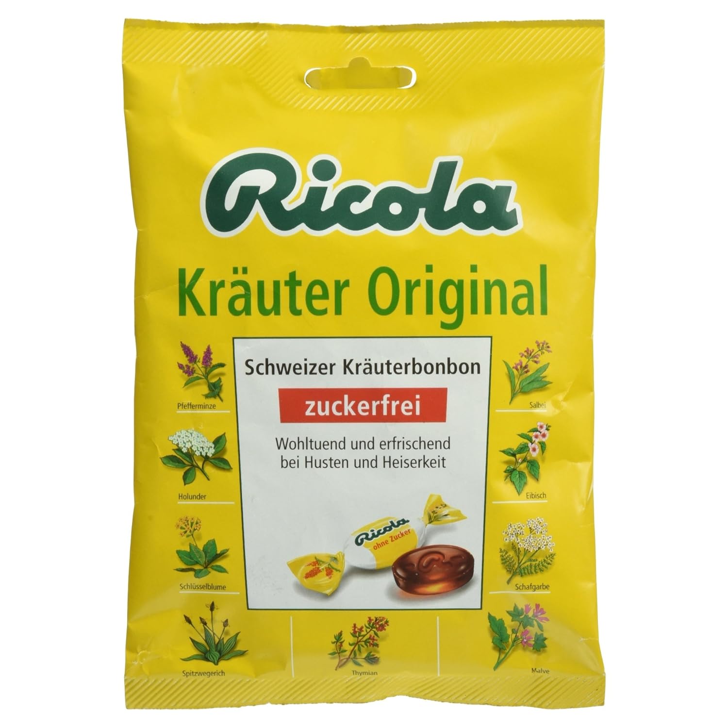 Ricola Bonbons Kräuter Original ohne Zucker, 75 g Amazon.de Amazon Pantry