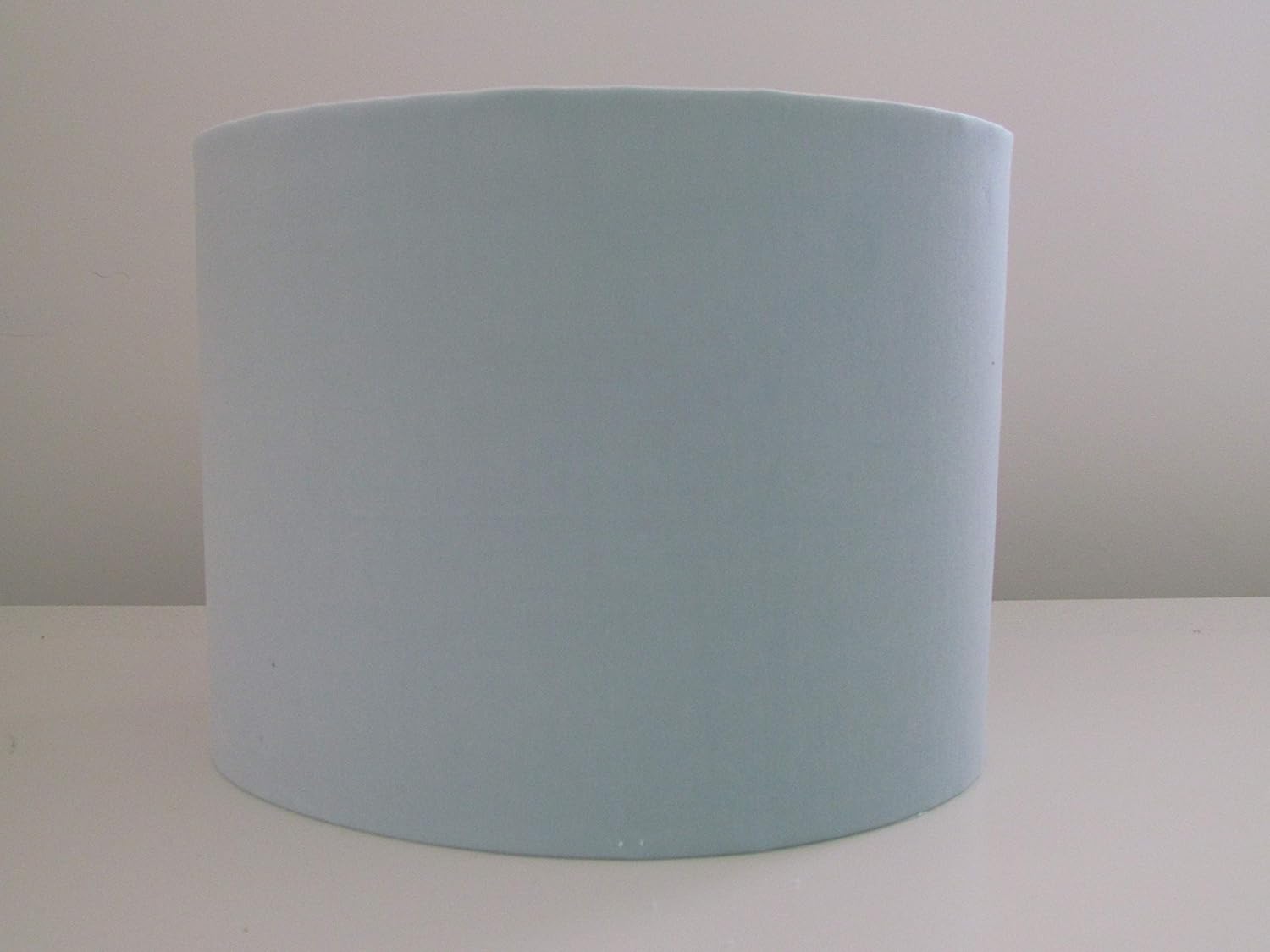 Handmade Duck Egg Pale Blue Velvet Fabric Drum Lampshade Ceiling