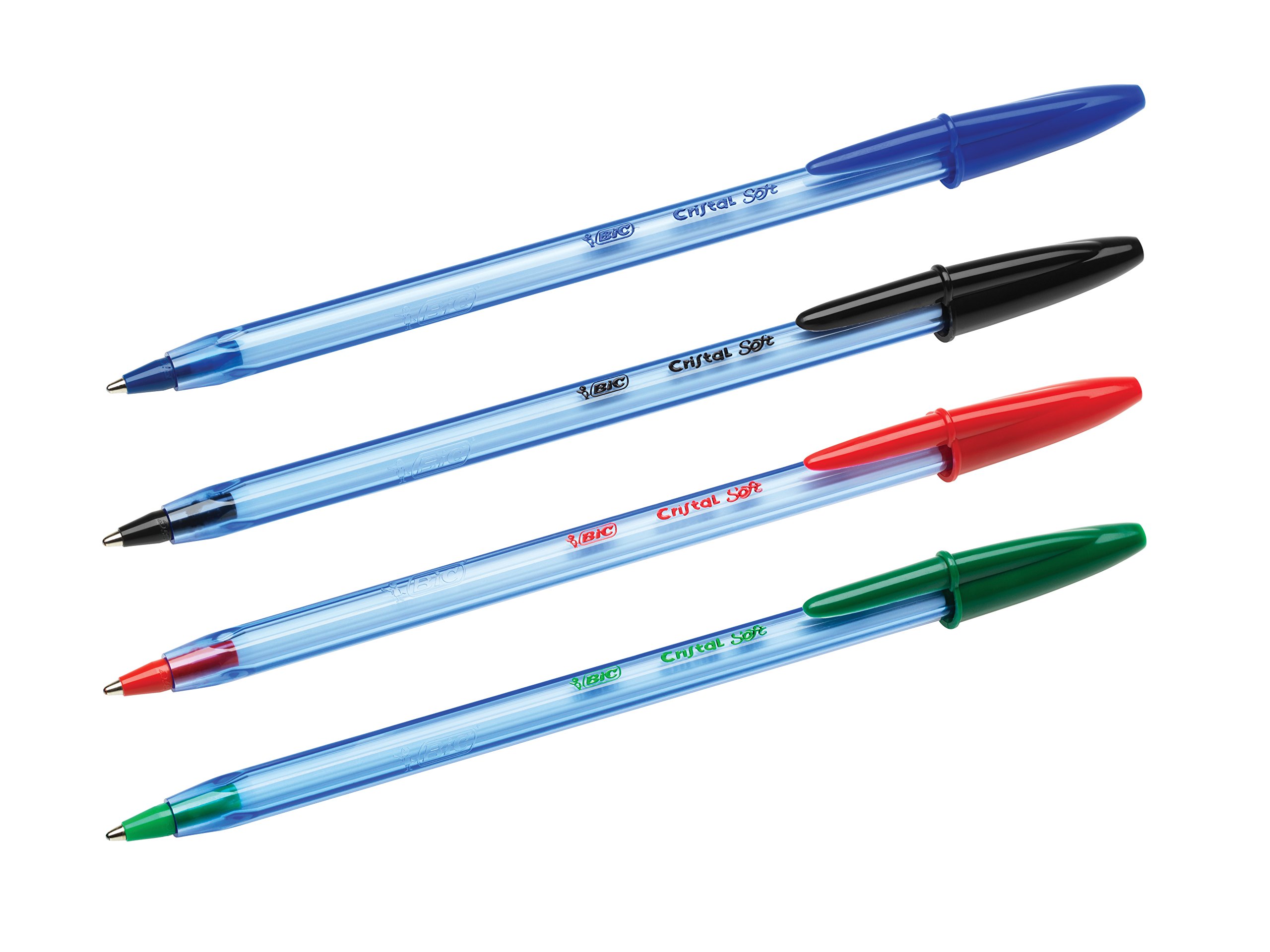 Biccristal soft Ballpoint Pens mm-Pack of 4-color-a