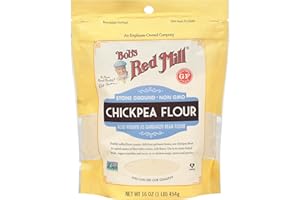 Bob's Red Mill Chickpea Flour, 16oz (Pack of 1) - Non GMO, Gluten Free, Vegan, Keto Friendly Friendly, Kosher