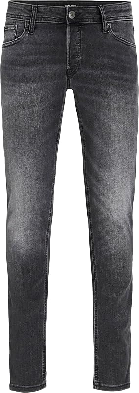 Herren Slim Fit Jeans Glenn Skinny Tapered JJI Glenn ORIGINAL AM, Farben:Schwarz, Größe Jeans:29W / 30L