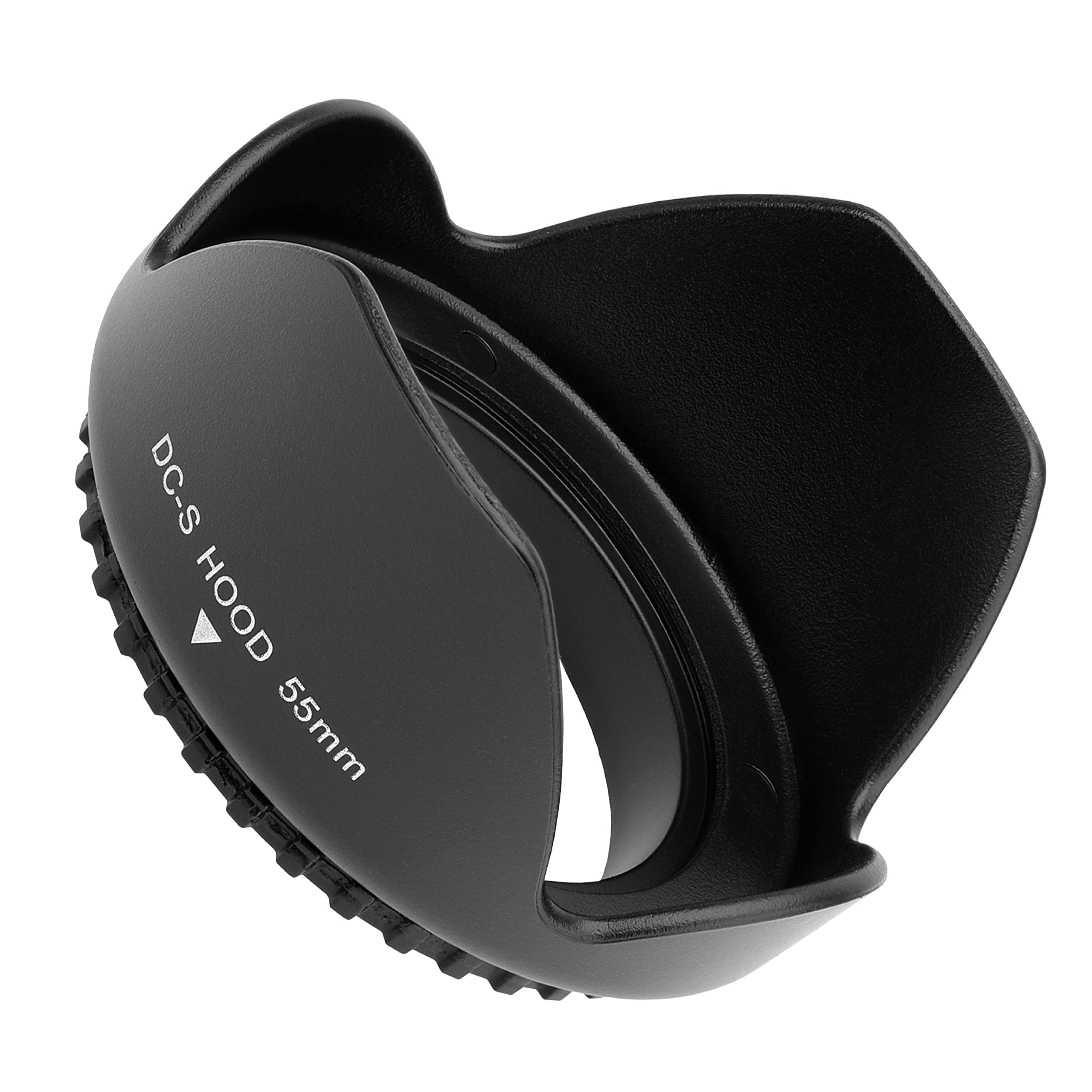 CELLONIC Ø 55mm Lens Hood Compatible for Ø 55mm Plastic Screw-in Flower/Tulip/Petal Sun Shade Protector Cover