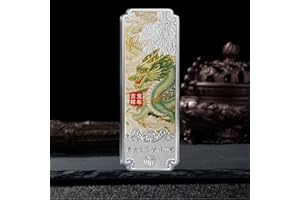 YAKIN SHOP Celebrate The Chinese New Year of The Dragon with Our Silver-Plated Lucky Bar – A Symbol of Prosperity and Good Fortune (4)
