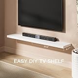 STOREMIC Floating Shelves White 60 cm Set of 2 Easy Install Modern Wall Shelf view 3