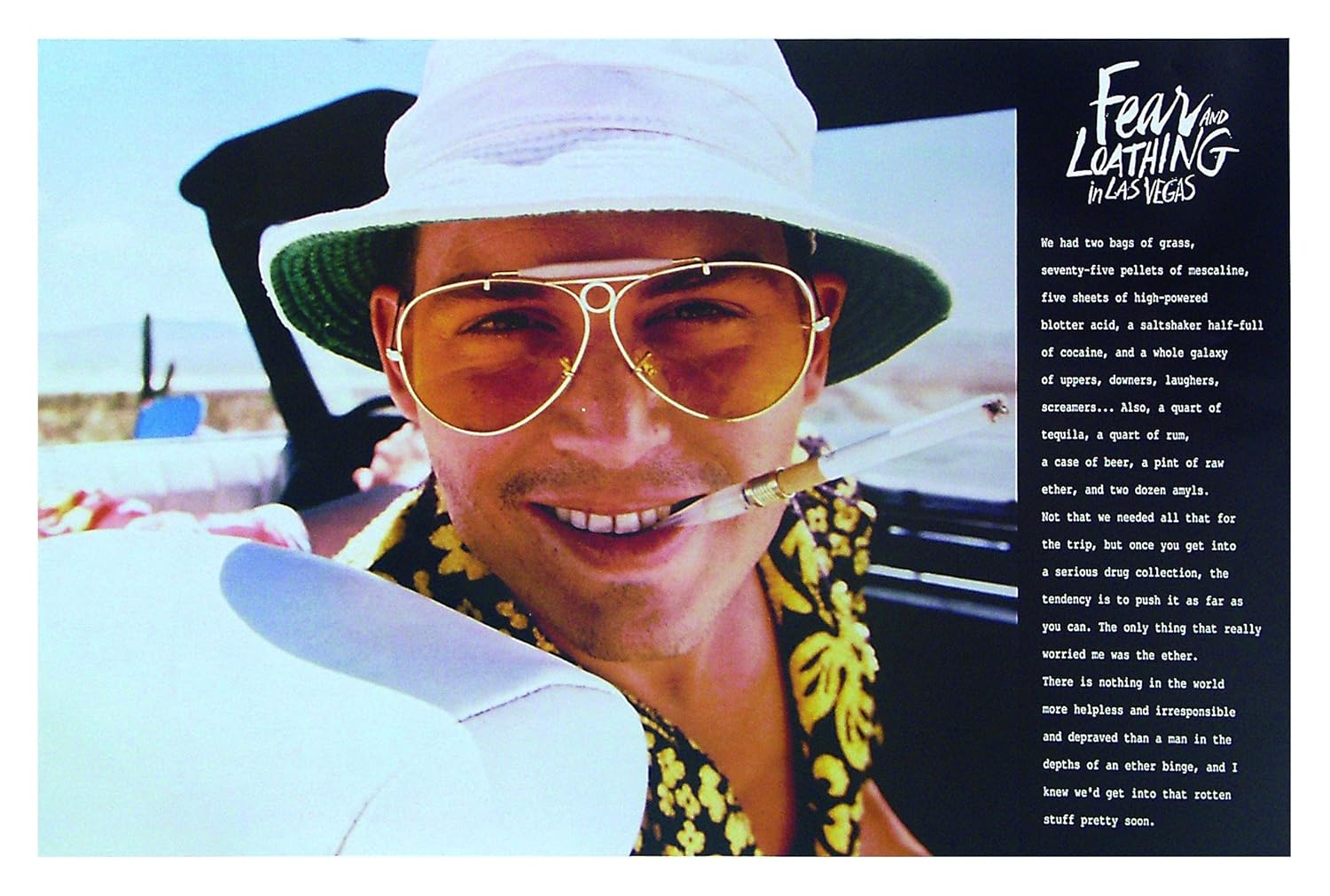 Fear And Loathing In Las Vegas Poster Quotes 91 5cm X 61cm 1