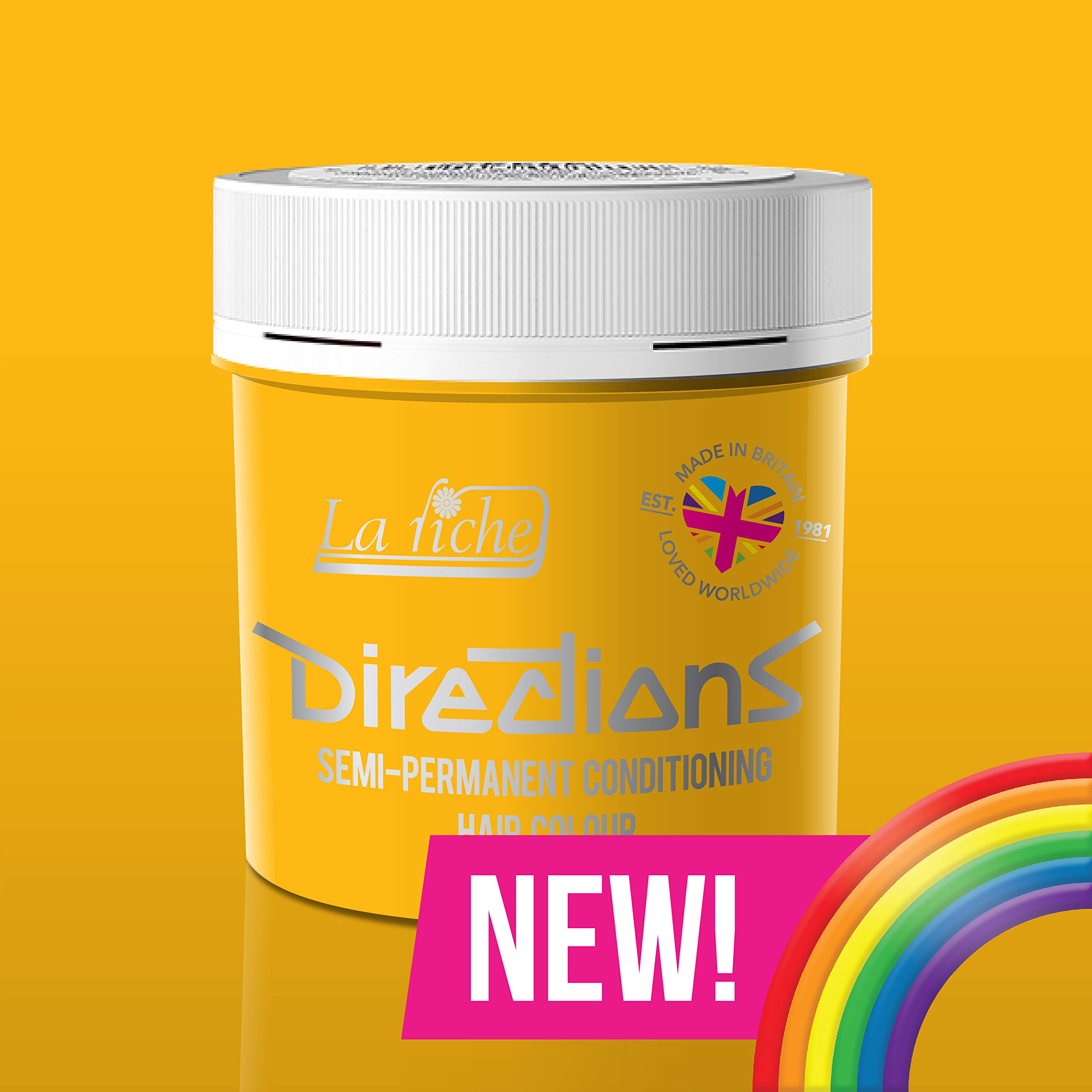 4 X New La Riche Directions Semi-Permanent Hair Color 88ml - Sunflower