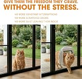 Cat Mate Microchip Activated Cat Flap 360 - Up to 30 Pets, 3 Settings view 5