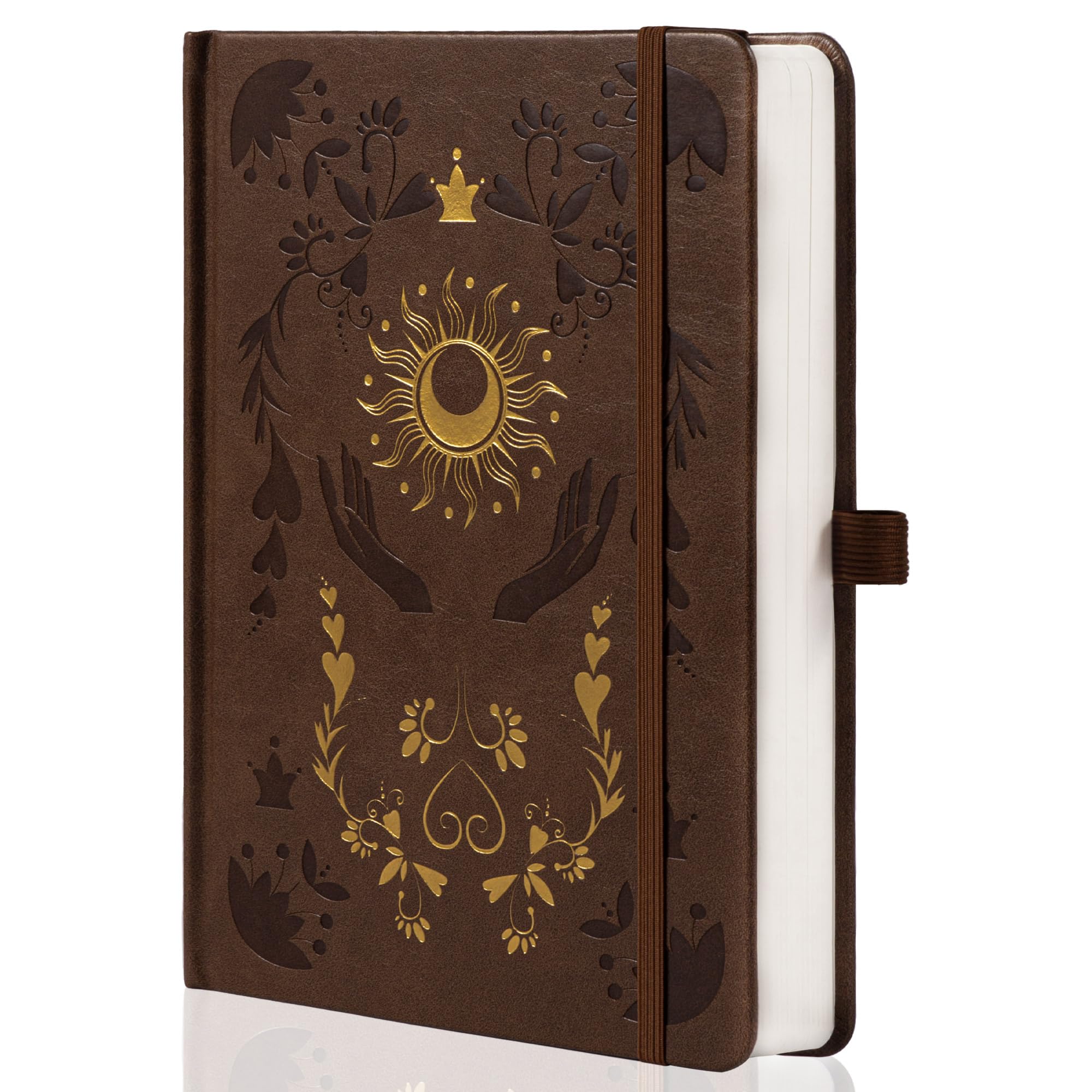 MGGAO Lined Journal Notebook for Women Men, Journals for Writing, A5 Aesthetic College Ruled Notebook for Work, Travel, School,318 Numbered Pages,14.7 x 21.4 cm