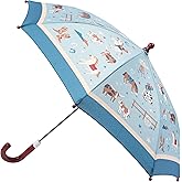 Stephen Joseph, Toddler and Little Kid Umbrella with Pinch Free Closure and Colorful Design
