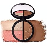 IT Cosmetics Your Most Beautiful You 3-in-1 Makeup Palette - Matte Bronzer - Radiance Luminizer -Brightening Powder Blush - With Peptides & Drops of Light Technology