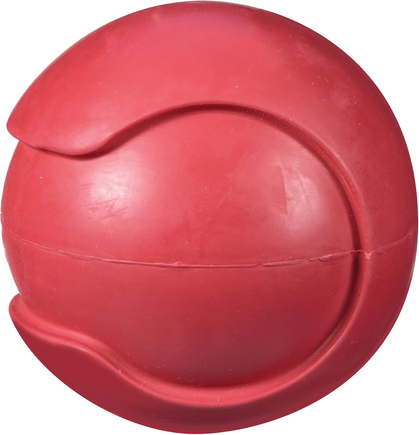 JW Isqueak Boucin'baseball Large By Squealing Thick Rubber Baseball for Dogs L, Multi - Image 4