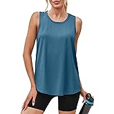 Womens Workout Tops Sleeveless Racerback Lightweight Active Tennis Yoga Shirts Athletic Running Tank Top for Women