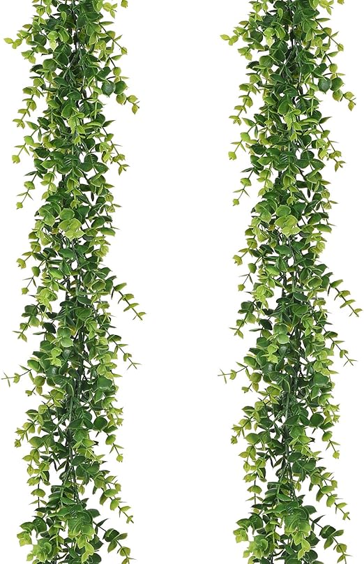 Amazon Com Artiflr Juego De 4 Plantas Artificiales Para Colgar