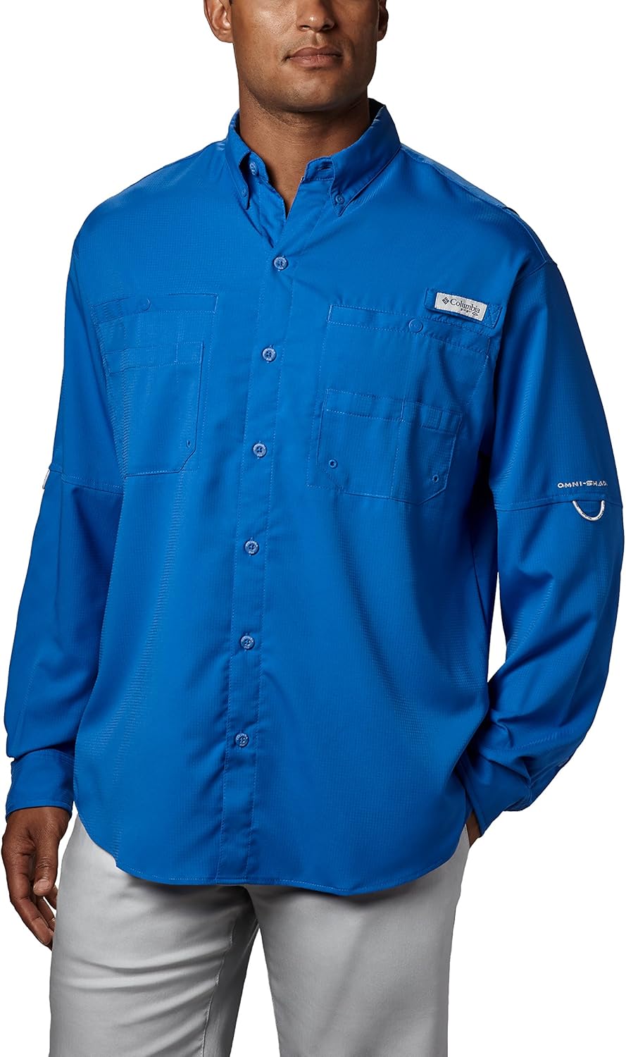 Columbia Mens PFG Tamiami Ii Long Sleeve Shirt UPF: Clothing