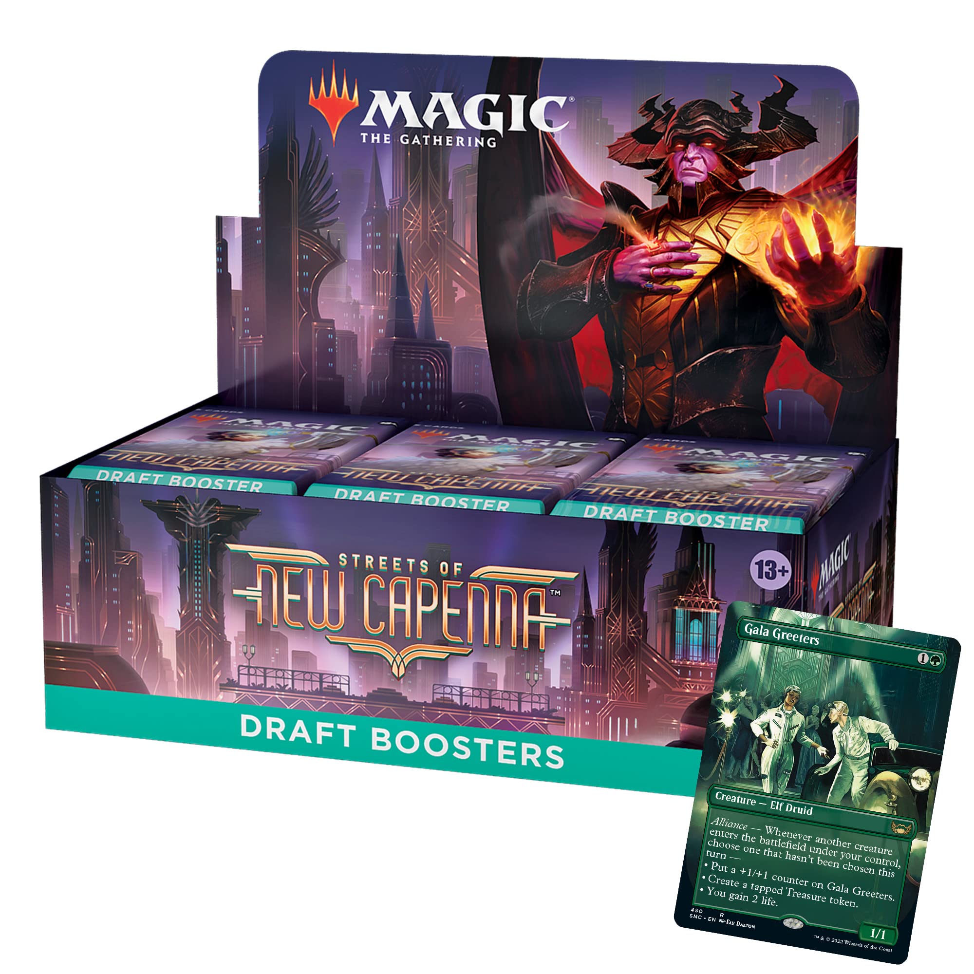 Magic The Gathering - Streets of New Capenna Draft Booster Display Box of 36 Packets
