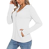 TACVASEN Women's Sun Hoodies Lightweight Jacket for Women Zip Up UPF 50+ UV Shirt Long Sleeves