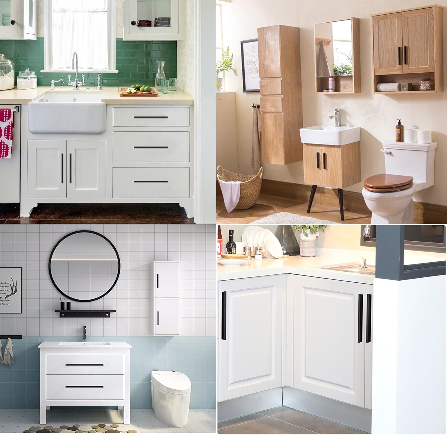 Kendalfloral Com Quincaillerie Poignees En Arc 10pcs Distance De Trous 160mm Poignee De Meuble Cuisine Chambre Cabinet Baton De Porte