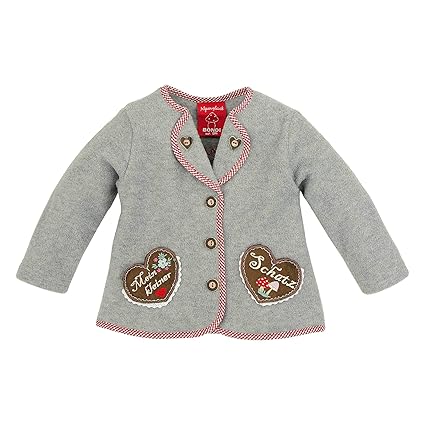 BONDI Fleecejacke ´Mein Kleiner Schatz´ Tracht Baby Mädchen Artikel-Nr.86115