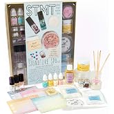 STMT DIY Signature Spa Set by Horizon Group USA, Mix &amp; Make Your Own Spa Supplies with Salt Scrubs, Fragrances &amp; Shimmer Lotions. Multicolored
