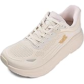 JACKSHIBO Women's Slip in Hands Free Road Running Shoes Wide Toe Zero Drop Arch Orthopedic Cushion Support Walking Tennis Shoes Platform Chunky Sneaker