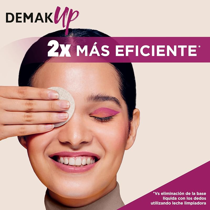 Expert Round Make-up-Entferner-Pads, 6 x 70 Stück, ungebleicht, Wabenstruktur, Beutel mit 420 Stück
