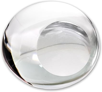 Amazon アデリア 文鎮 ペーパーウェイト クリスタル クリア ボール 日本製 F ペーパーウェイト 文房具 オフィス用品