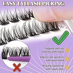 Self Adhesive Eyelashes SA02 48 PCS Reusable