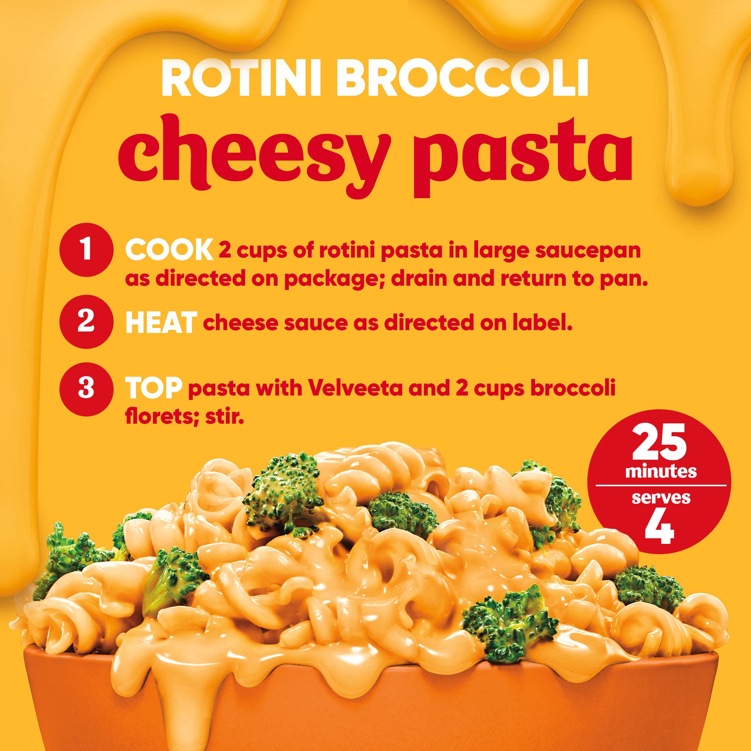 Velveeta Original Melting Cheese Sauce Pouches (3 ct Box, 4 oz Packets