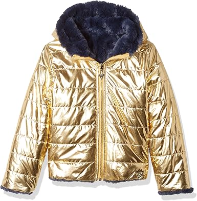 guess shiny puffer jacket