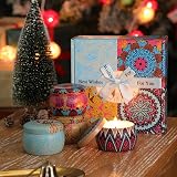 Amorxiao Scented Candles Gift Set 4pcs 4.4 oz Soy Wax Aromatherapy view 5