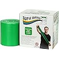 CanDo 10-6323 Sup-R Latex Free Exercise Band, 50yds Length, Green-Medium