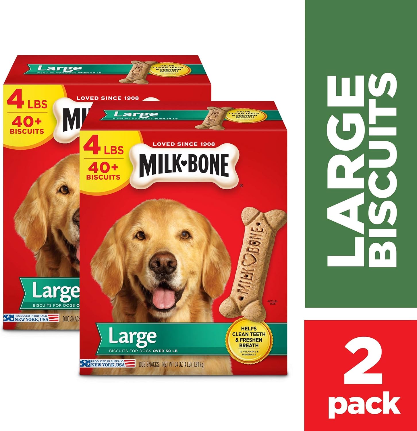 milk bone 10 lb large original dog biscuits