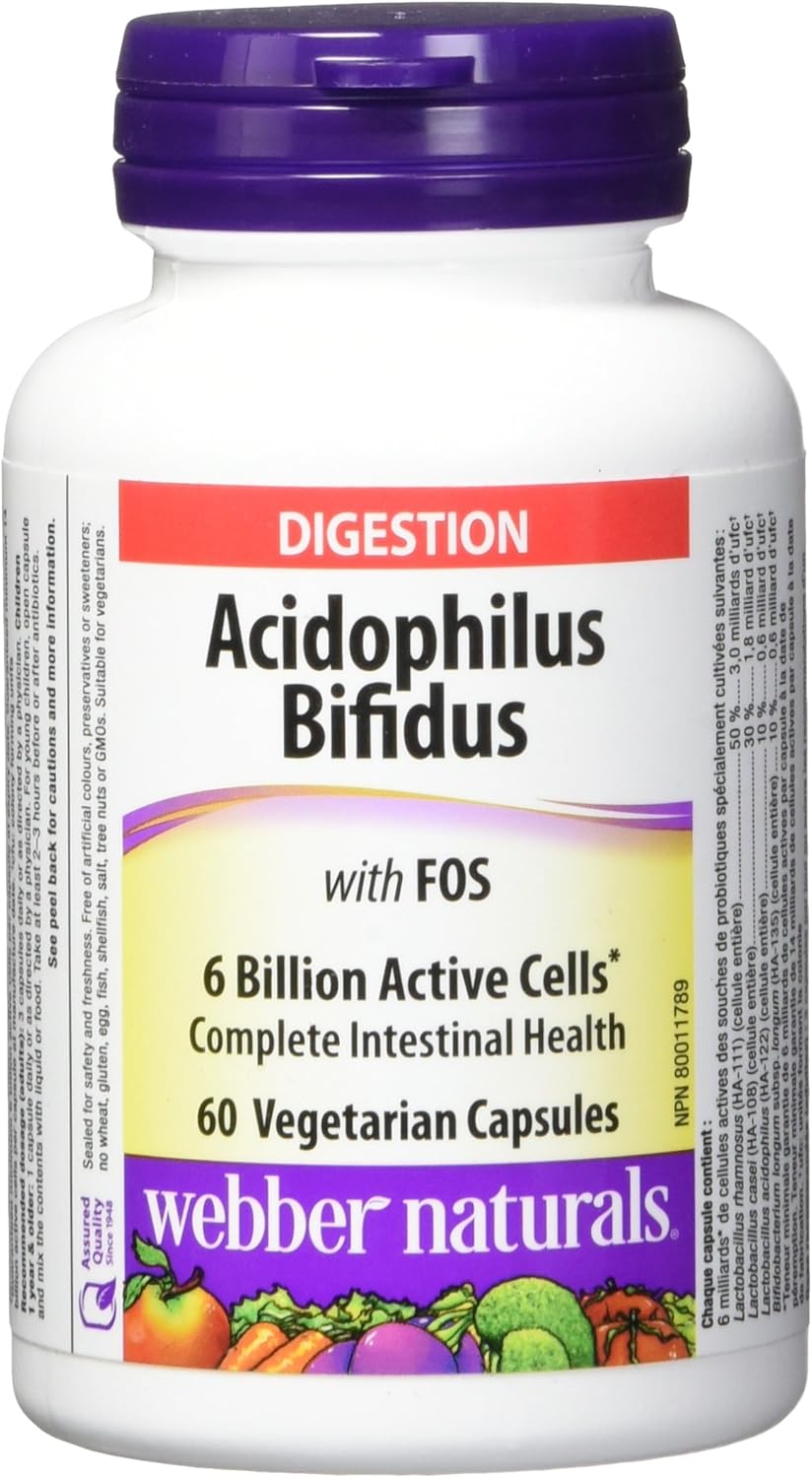 ber Naturals Acidophilus 6 Billion Active Cells Capsules with