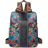 Viriber Backpack,Casual Backpack Bookbag Laptop Backpack for College Work Office Business,Travel Bag for Men & Women(flora)