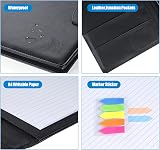 Agoer Clipboard Folder A4 Leather Look Magnetic Closure Black view 5