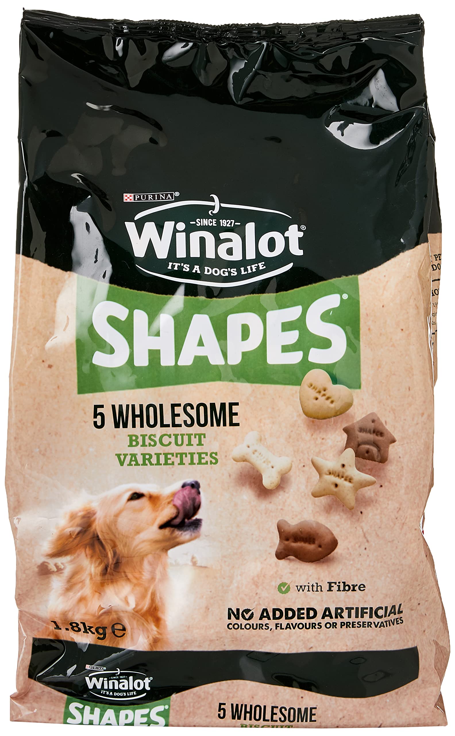 Winalot Shapes Dog Treats, 1.8KG