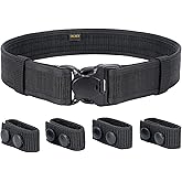 TACNEX Duty Belt w/Hook Lining 4 Keepers 2" Police Law Enforcement Officer Security Nylon Outer Inner Belt