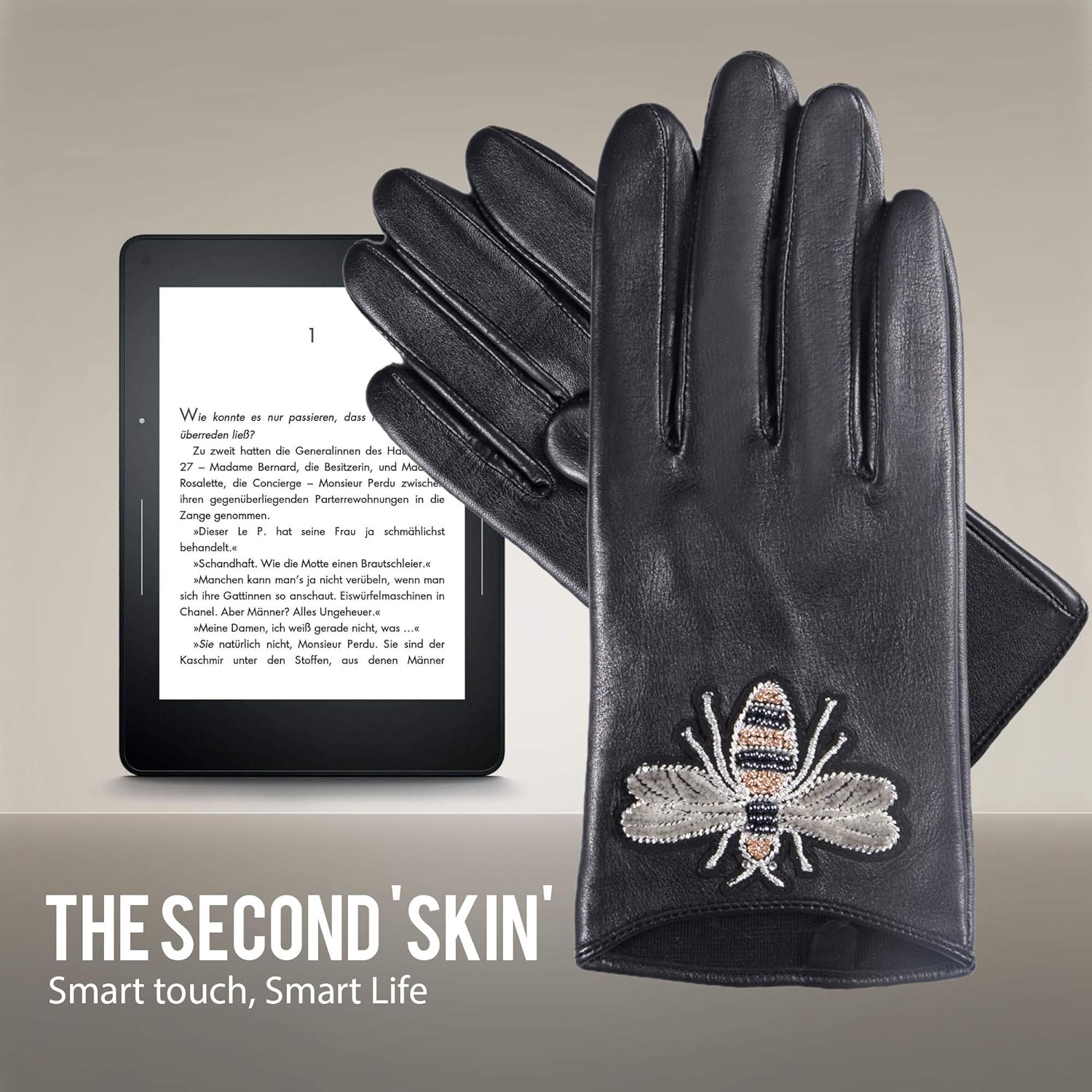 YISEVEN Women/&rsquo;s touchscreen Fashion Lambskin Leather Gloves