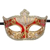 OIDEA Vintage Venetian Masquerade Mask for Men: Retro Carnival Mardi Gras Mask Halloween Musical Costume Party Venetian Mask