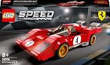 LEGO Speed Champions 1970 Ferrari 512 M Race Car 76906 Red w Minifigure view 3