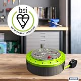 Status 2 Socket Cable Reel 5m Green Extension Lead 13A Thermal Cut Out view 6